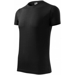 Pánske módne tričko, čierna, XL