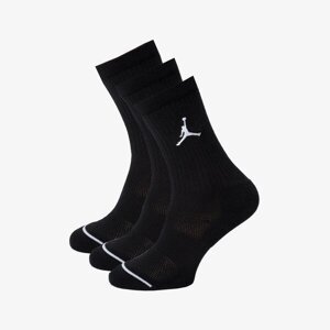 Jordan Ponožky 3 Pack Crew Socks Crew Socks (3 Pack) Čierna EUR S