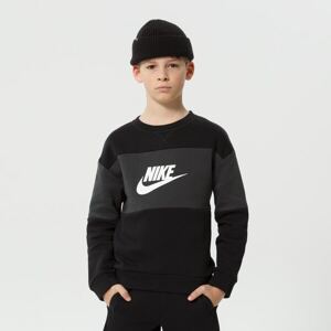 Nike Súprava K Nsw Ft Crew/short Ts Boy Čierna EUR 137-147