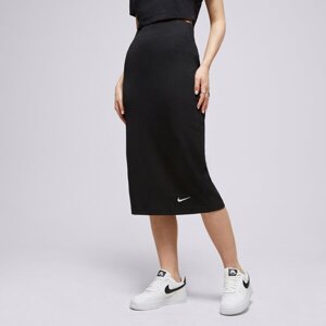 Nike Sukňa W Nsw Rib Jrsy Skirt Čierna EUR L