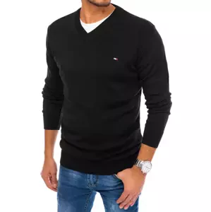 Čierny štýlový sveter