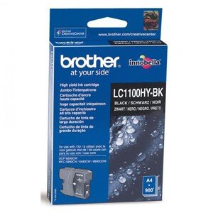 Brother originál ink LC-1100HYBK, black, 900str., high capacity, Brother DCP-6690CW, MFC-6490CW, čierna