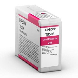 Epson originál ink C13T850300, magenta, 80ml, Epson SureColor SC-P800, purpurová