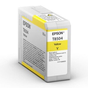Epson originál ink C13T850400, yellow, 80ml, Epson SureColor SC-P800, žltá