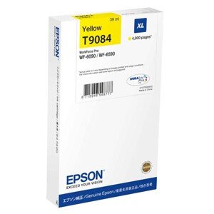Epson originál ink C13T908440, T9084, XL, yellow, 39ml, Epson WorkForce Pro WF-6090DW, žltá