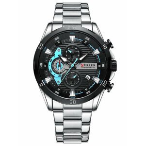 Pánske hodinky CURREN 8402- CHRONOGRAF (zc029a) + BOX