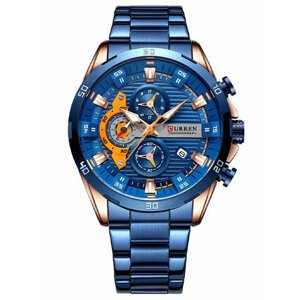 Pánske hodinky CURREN 8402- CHRONOGRAF (zc029d) + BOX
