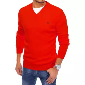 Červený štýlový sveter