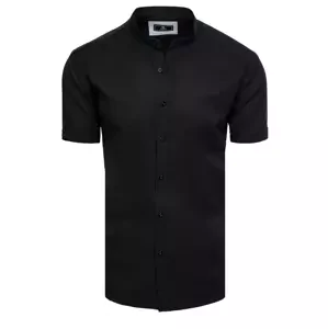 Čierna pánska košeľa s krátkym rukávom skl.28