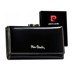 Dámska peňaženka vyrobená z prírodnej kože— Pierre Cardin