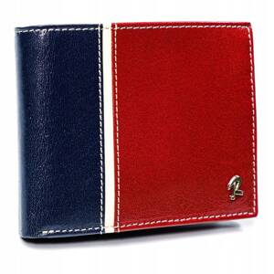 Horizontálna dvojfarebná pánska peňaženka z prírodnej kože HQ - Rovicky
