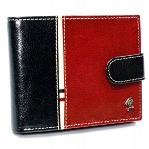 Horizontálna dvojfarebná pánska peňaženka z prírodnej kože HQ - Rovicky