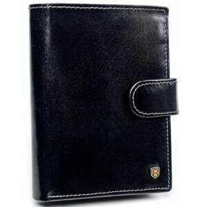Klasická kožená peňaženka so zapínaním na cvok - Rovicky
