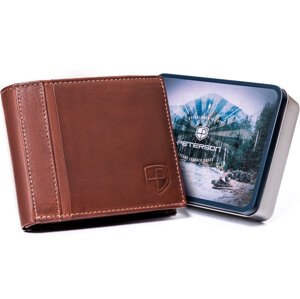 Kožená peňaženka PTN N008-PCA D.BROWN