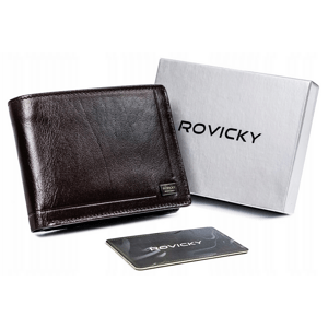 Kožená peňaženka ROVICKY PC-103-BAR RFID