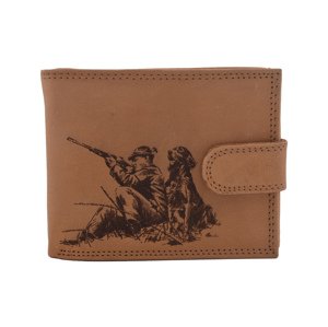 Pánska peňaženka MERCUCIO natural vzor 60 poľovník a pes 2911927,skl.