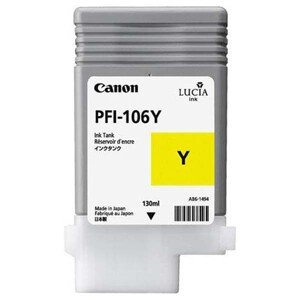 Canon originál ink PFI106Y, yellow, 130ml, 6624B001, Canon iPF-6300, žltá
