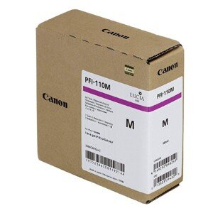 Canon originál ink PFI110M, magenta, 160ml, 2366C001, Canon imagePROGRAF TX-2000, TX-3000, TX-3000, TX-4000, purpurová