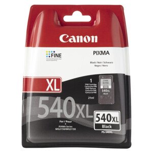 Canon originál ink PG540XL, black, 600str., 5222B001, Canon Pixma MG2150, MG3150, MG4150, MX375, MX435, MX515, čierna