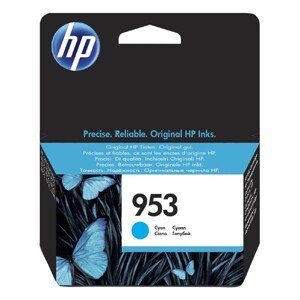 HP originál ink F6U12AE, cyan, blister, 700str., 10ml, HP 953, HP OJ Pro 8218,8710,8720,8740, azurová