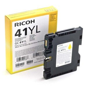 Ricoh originál gélová náplň 405768, yellow, 600str., GC41Y, Ricoh AFICIO SG 3100, SG 3110, žltá