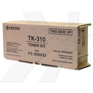 Kyocera originál toner TK310, black, 12000str., 1T02F80EU0, Kyocera FS-2000D, DN, 3900DN, 4000DN, O, čierna