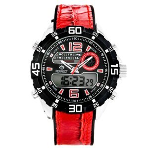Pánske hodinky PERFECT A837 - red (zp177b)