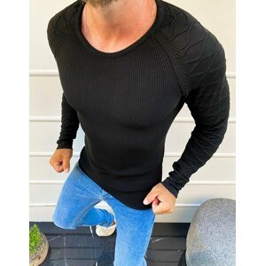 Pekný čierny pánsky sveter WX1650