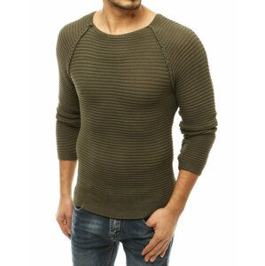 Štýlový pánsky khaki sveter.