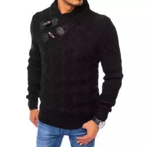 Pekný pánsky sveter v čiernom prevedení