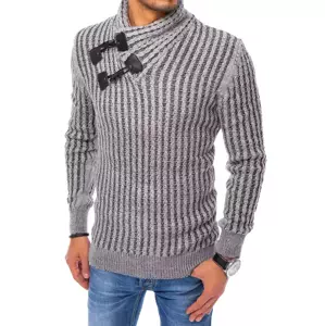Tmavo-sivý vlnený sveter