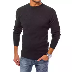 Klasický tmavosivý pánsky sveter