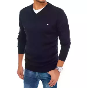 Tmavo-modrý pánsky sveter