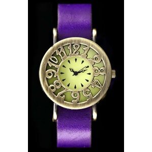 Dámske hodinky  TAYMA - RETRO PUNK 23 -fiolet (zx577d)