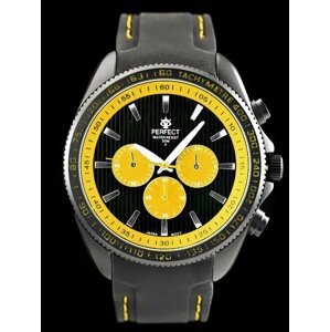 Pánske hodinky PERFECT Y2180 - black/yellow   (zp107d)