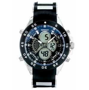 Pánske hodinky PERFECT PASAGON (zp116a) - black/white