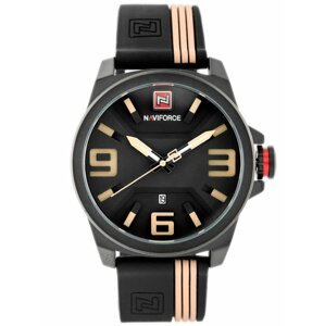 Pánske hodinky NAVIFORCE - NF9098 (zn045c) - black/beige