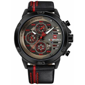 Pánske hodinky NAVIFORCE - NF9110 (zn047b) - black/red