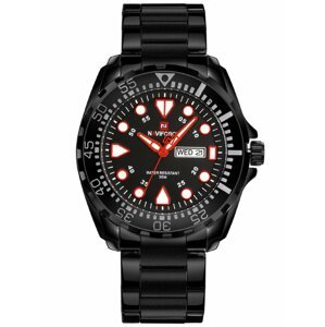 Pánske hodinky NAVIFORCE - NF9105 (zn058b) - black/red