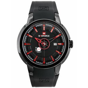Pánske hodinky NAVIFORCE - NF9107 (zn080b) - black/red