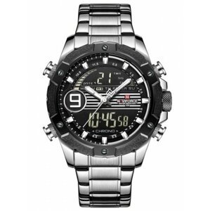 Pánske hodinky NAVIFORCE - NF9146S (zn089a) - silver/black